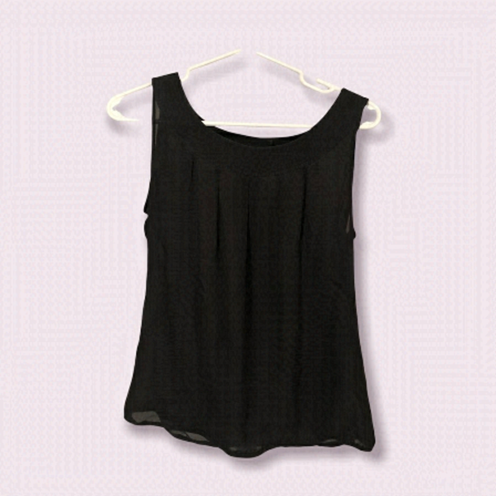 Teenflo Sheer Black Top